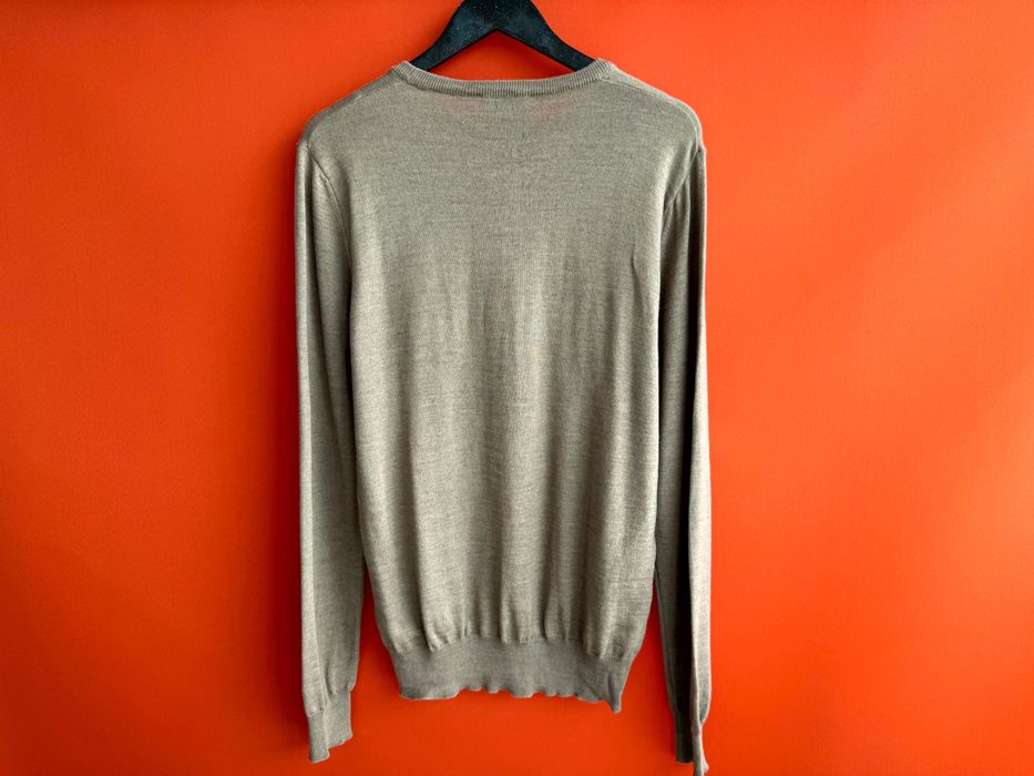 VNECK Italy чоловічий вовняний шерстяний світер светр кофта розмір L