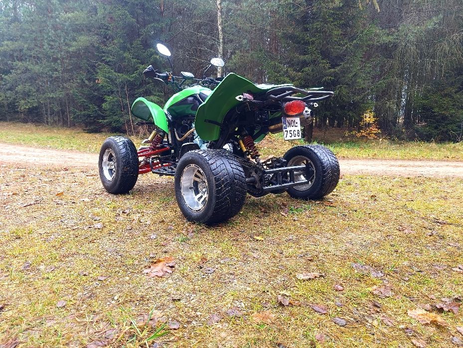 Quad shinray/Bashan 250 zarejestrowany z nowym silnikiem
