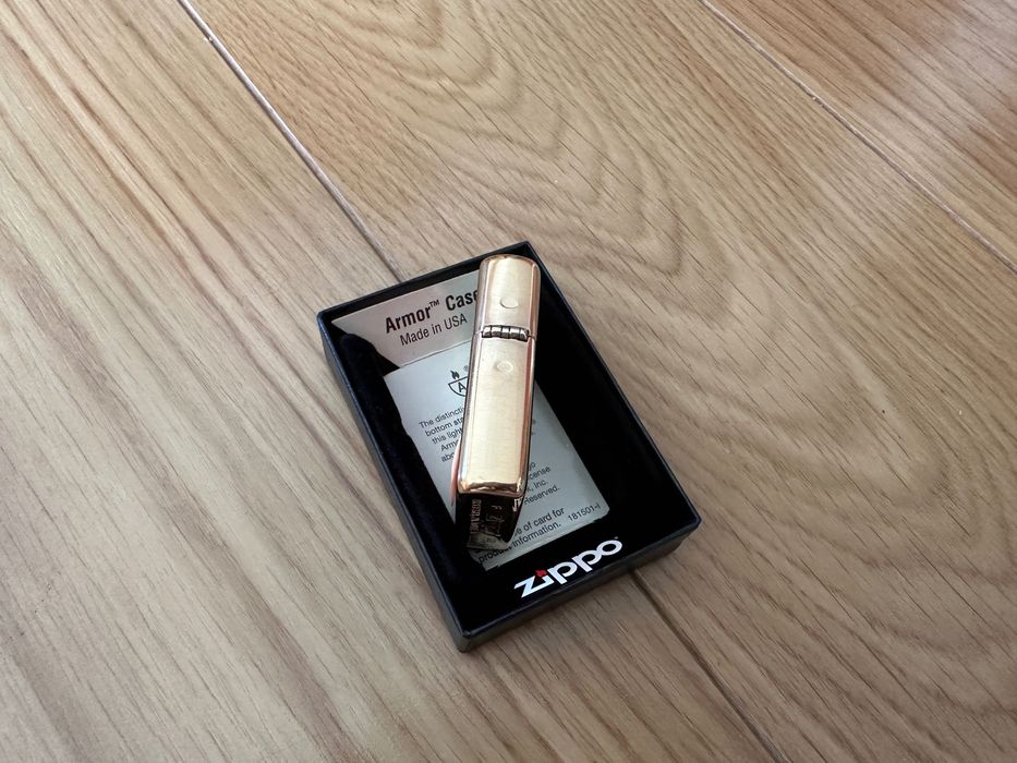 Новая бензиновая зажигалка Zippo 169 Armor High Polish Brass из США