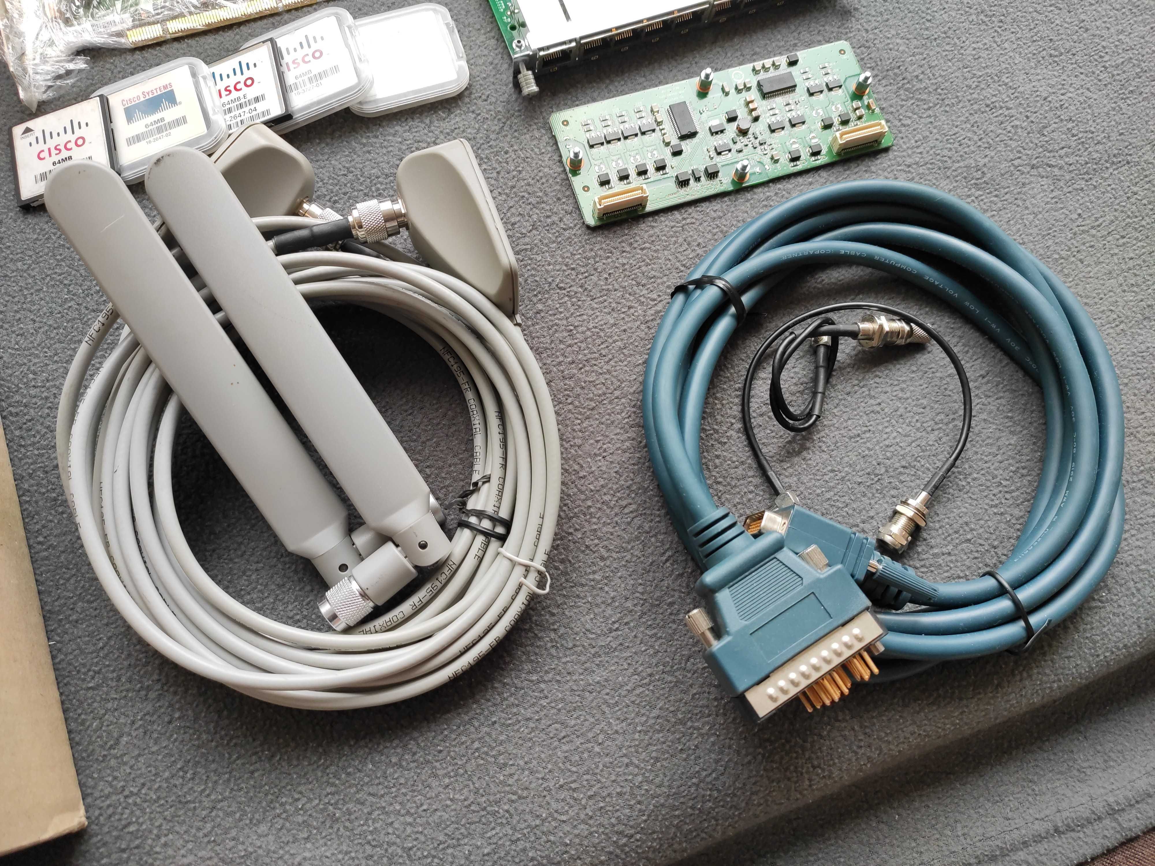 Cisco модулі, карти, плати, кабелі, антени (читайте опис)