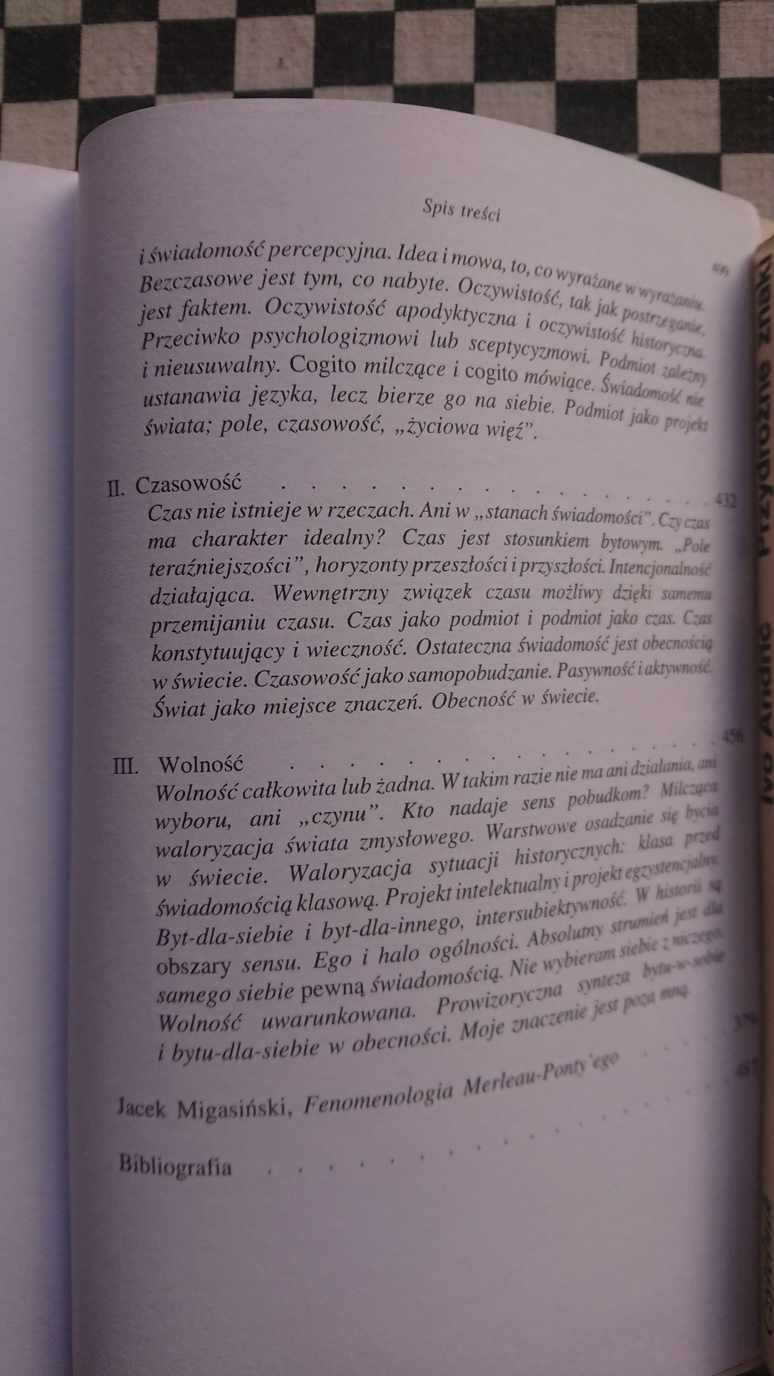 Maurice Merleau-Ponty Fenomenologia percepcji filozofia francuska