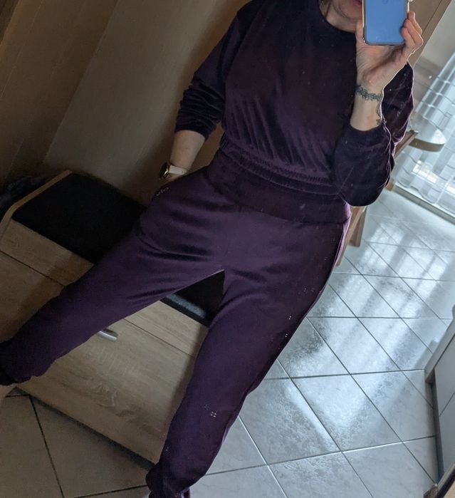 Dress fioletowy damski
