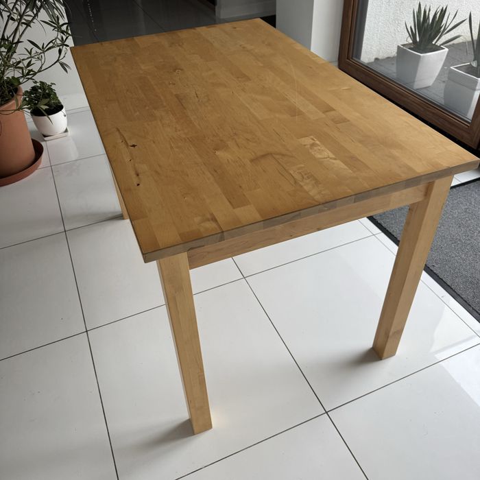 Stół drewniany IKEA 119 x 74 x 74 cm Bjorkudden