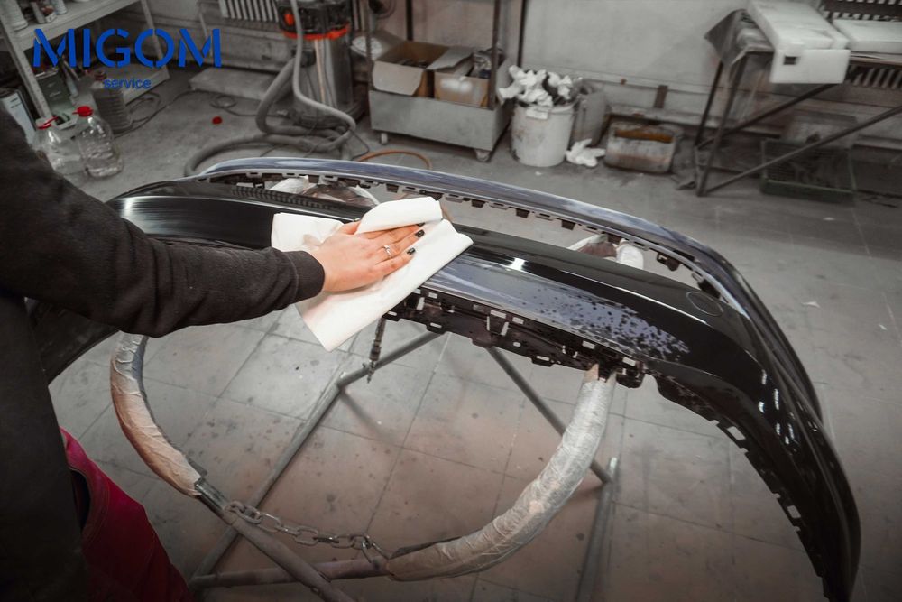 Покраска бампера