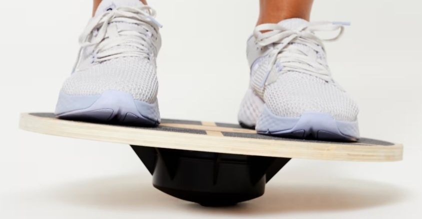 Prancha de Equilíbrio em Madeira Fitness