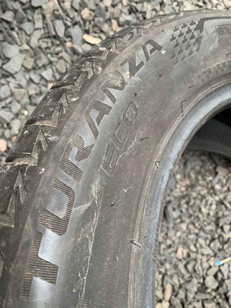 Літні вживані шини 235/55R18	Bridgestone Turanza Eco