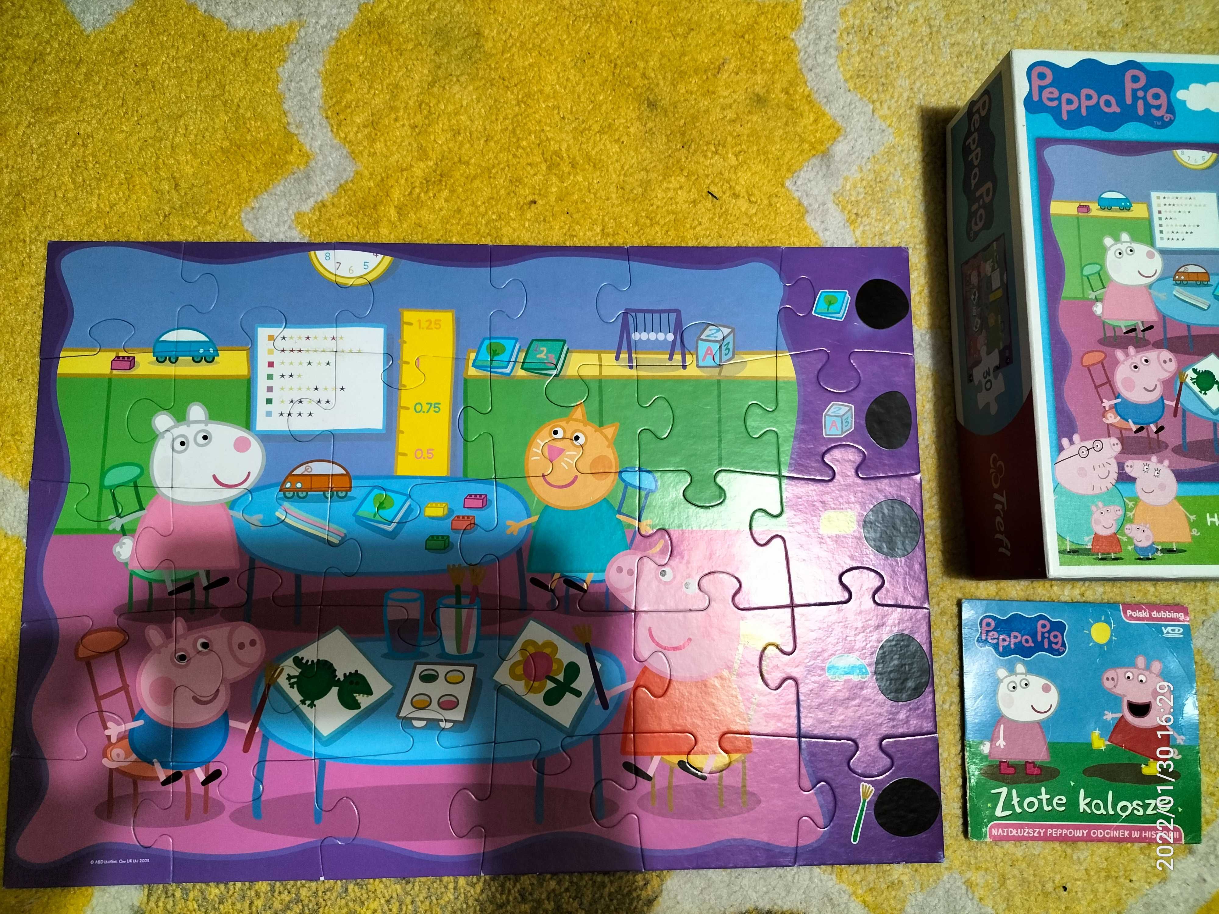 Peppa puzzle 30 el Trefl  zgadywanka, liczenie