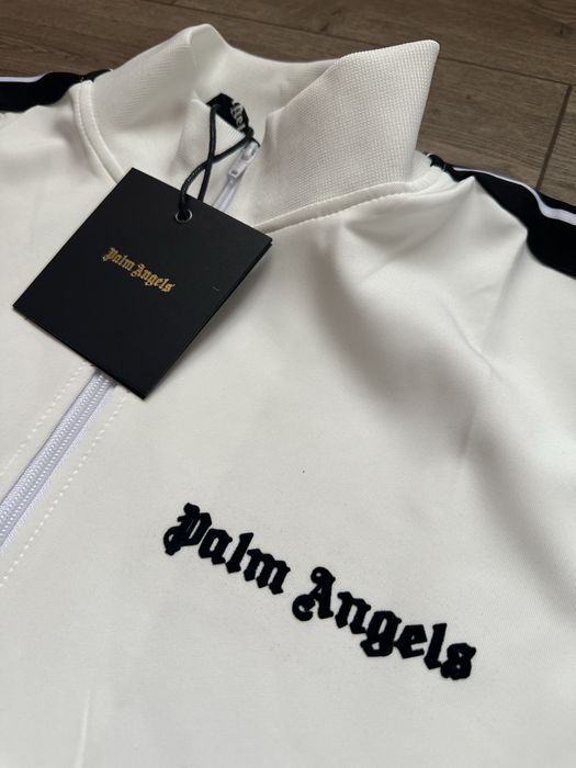 НОВА Кофта Palm Angels White | Зипка Пальм енджилс палм зіпка/світшот
