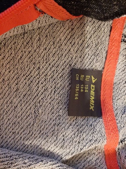 Кофта, олімпійка, зіпка на дівч., Demix, 134см, 9-10р., хороший стан