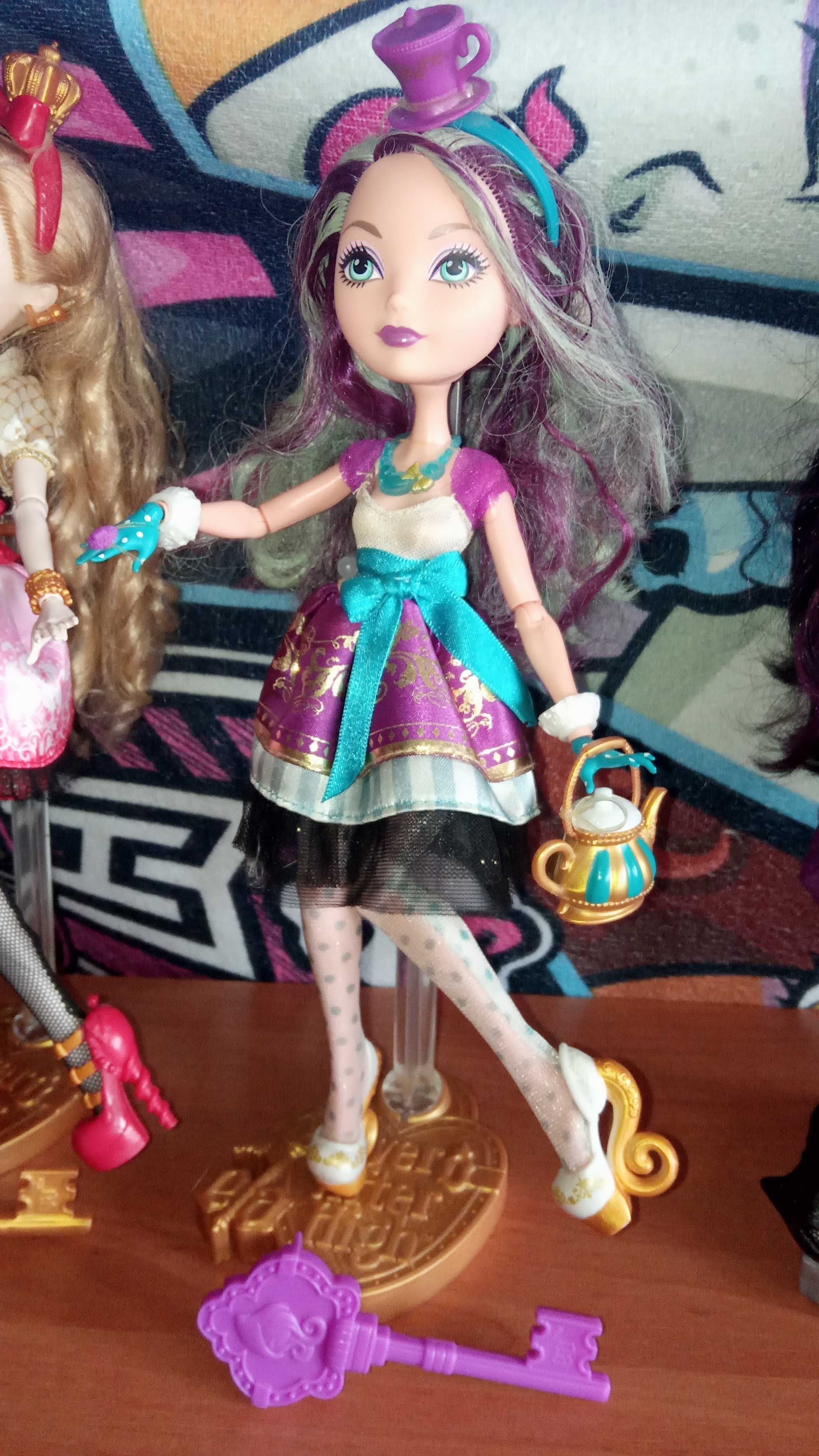 Ever After High Madeline Hatler Nowa piękna lalka unikat od Mattel