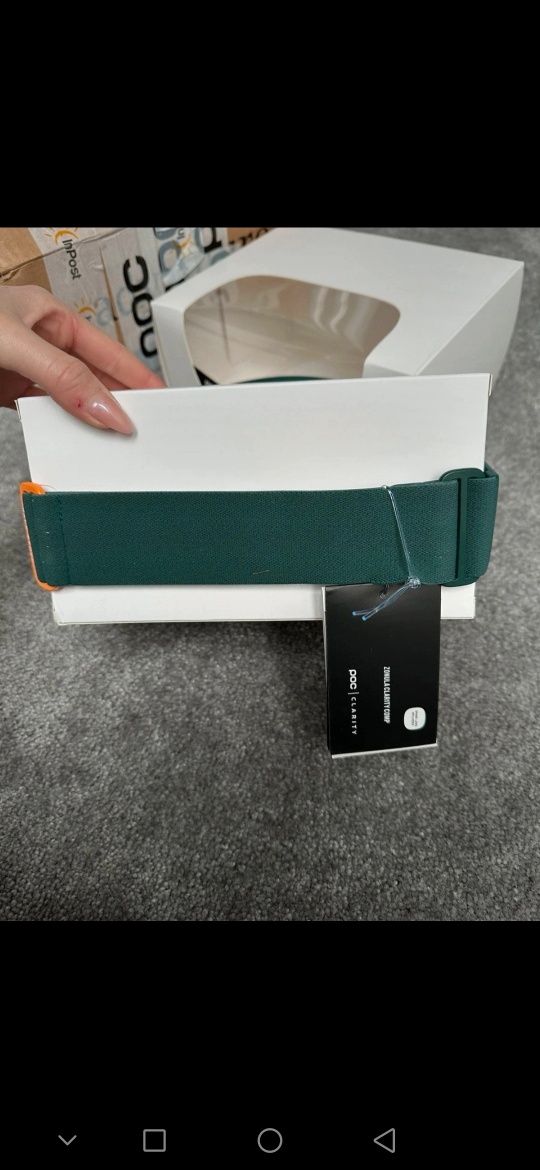 Gogle narciarskie POC Zonula Clarity Comp Moldanite Green