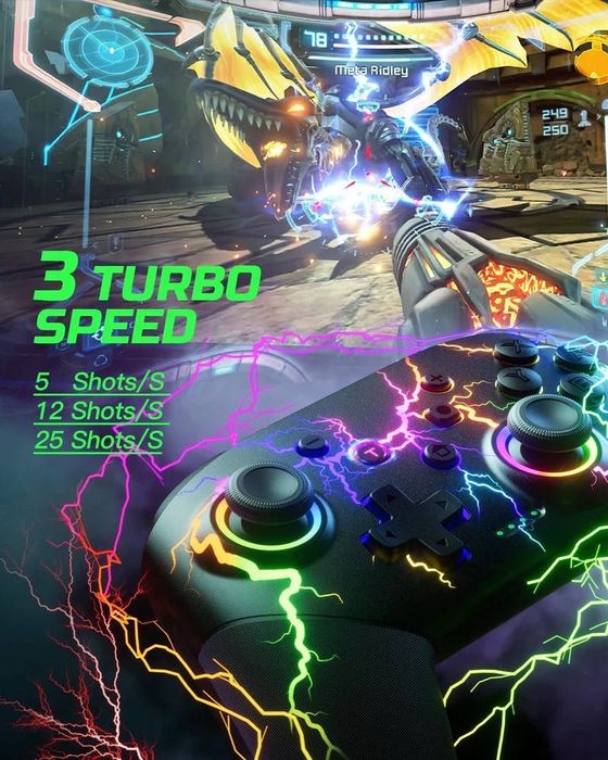 Геймпад VOYEE S08 бездротовий сумісний з контролерами Switch, PC, OLED