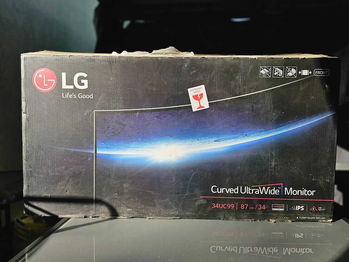 LG 34UC99-W Curved | Monitor w idealnym stanie! IPS, 4K, 34" sRGB:99%