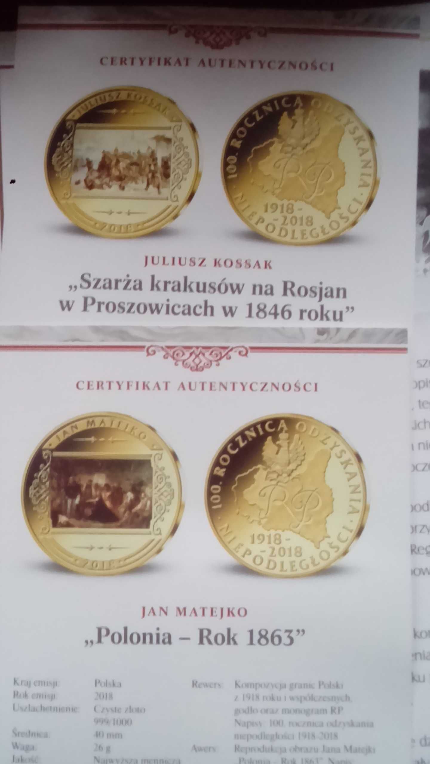 Klaser 100 lat Polskiej Niepodległości.