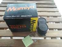 Secor Lens for Mamiya C - 65mm F 3.5 + lens Hood - NOVO