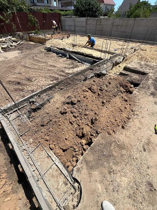 Фундамент ВЫГОДНО. Монолітні роботи. Стяжка підлоги пола