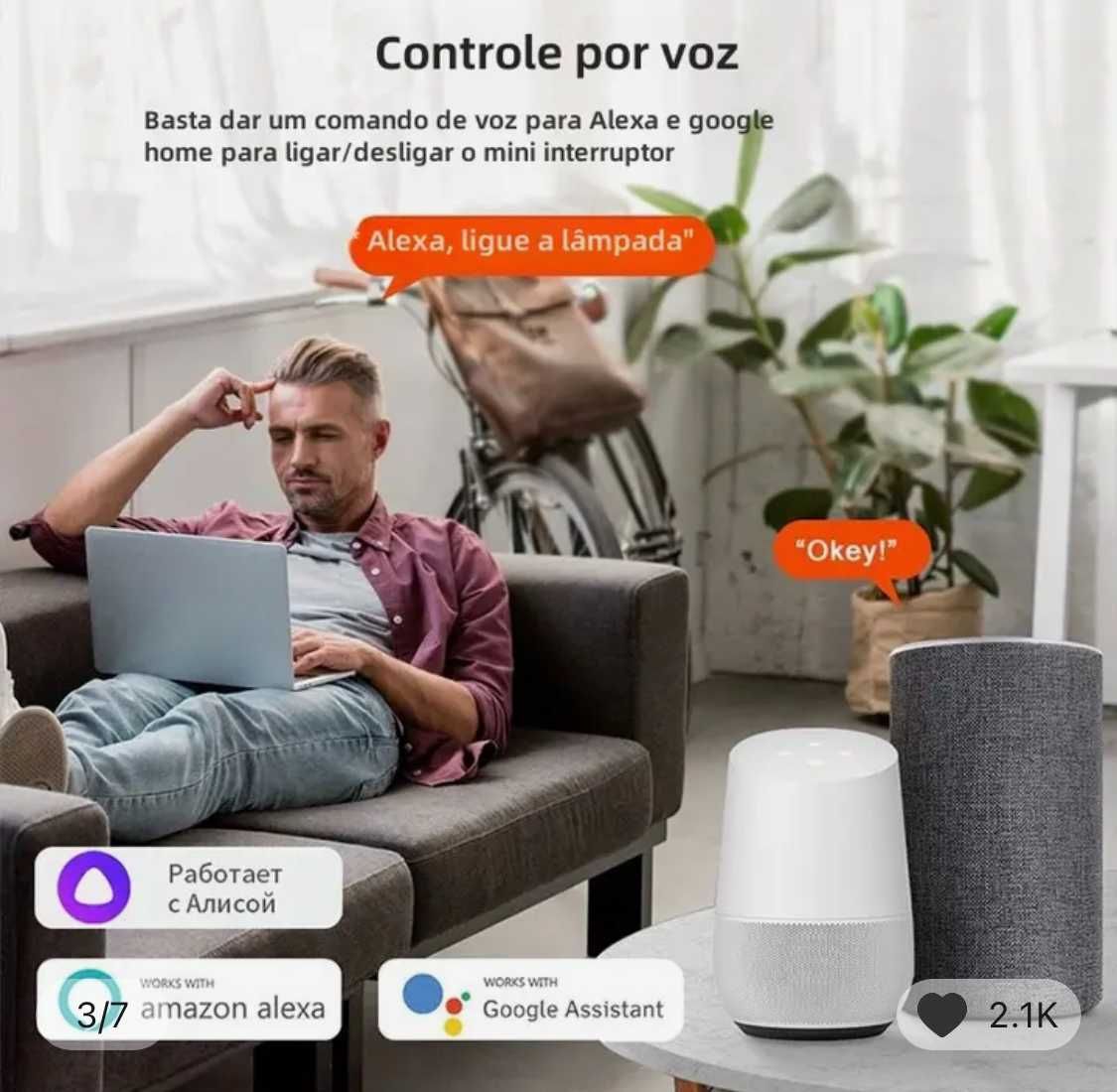 Interruptor inteligente wi-fi(Automação Residecial)