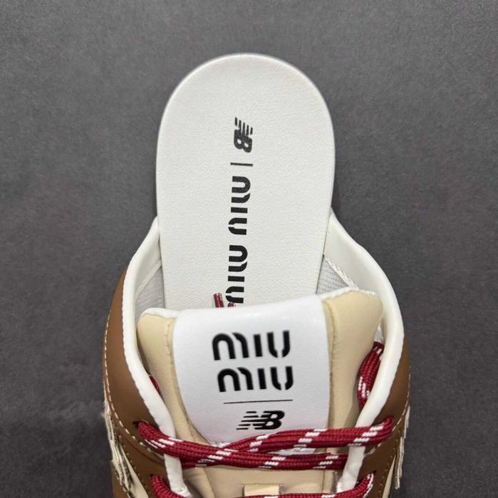 NewBalance_x_MiuMiu_530 SL Mule Brązowy 40