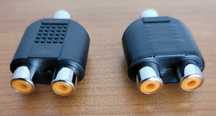 Adaptador/Conversor de tomadas RCA - Preço inclui portes CTT.