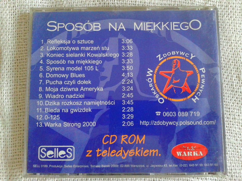 Zdobywcy Pewnych Oskarów - Sposób Na Miękkiego -CD