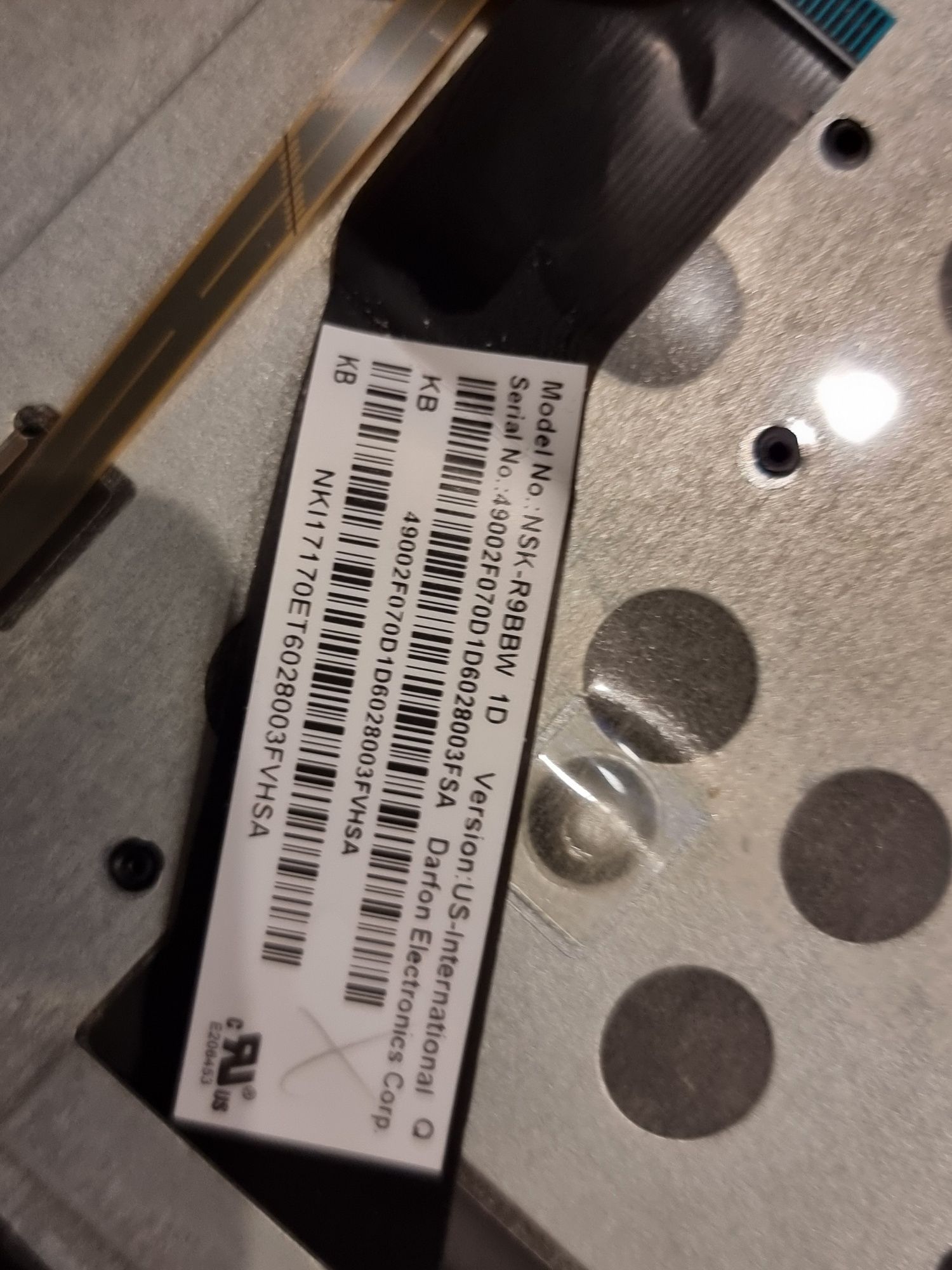 Palmrest z klawiaturą Acer Aspire Nitro  VN7 591 15,6