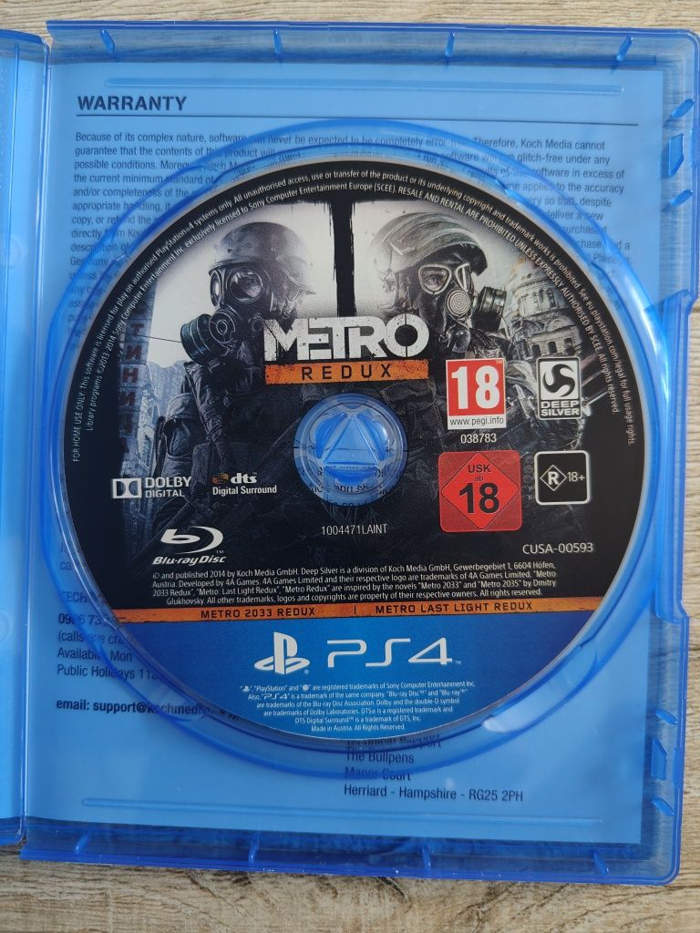 Metro Redux Ps4 pl