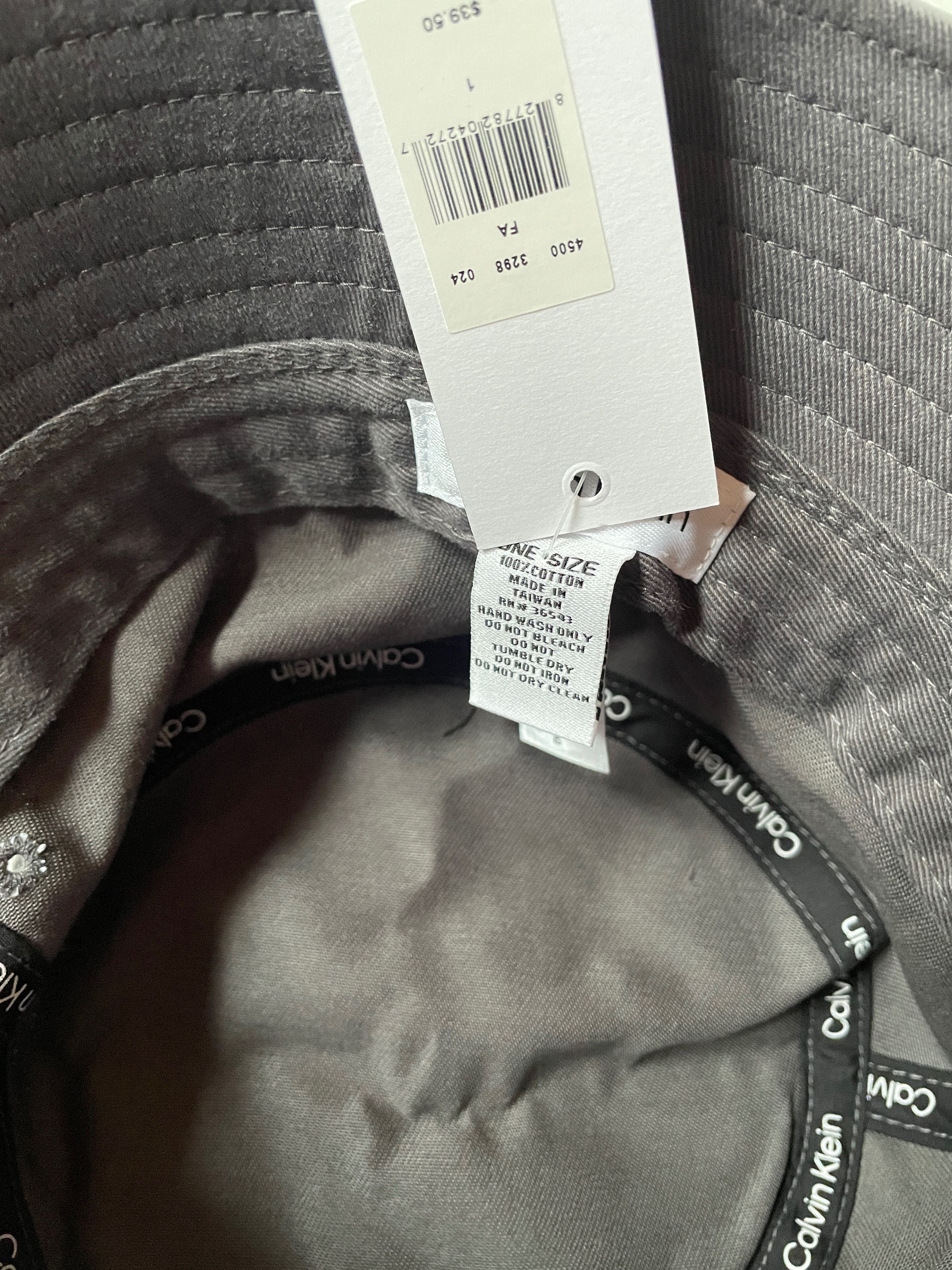 Новая шапка - панама calvin klein (ck twill logo bucket hat)с америки