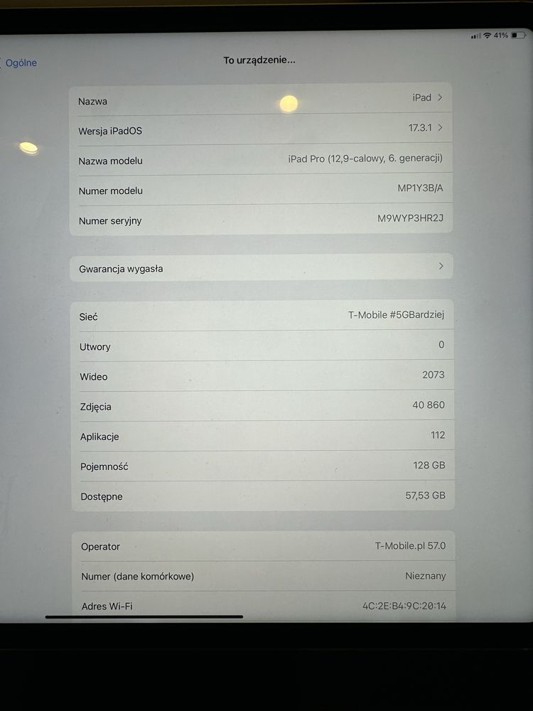 Apple ipad pro 12,9 128gb wifi+cellular + appl pencil + magic keyboard