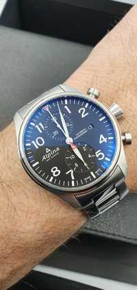 Alpina Startimer Pilot Automatic Chronograph - VALJOUX - AL-725B4S6B