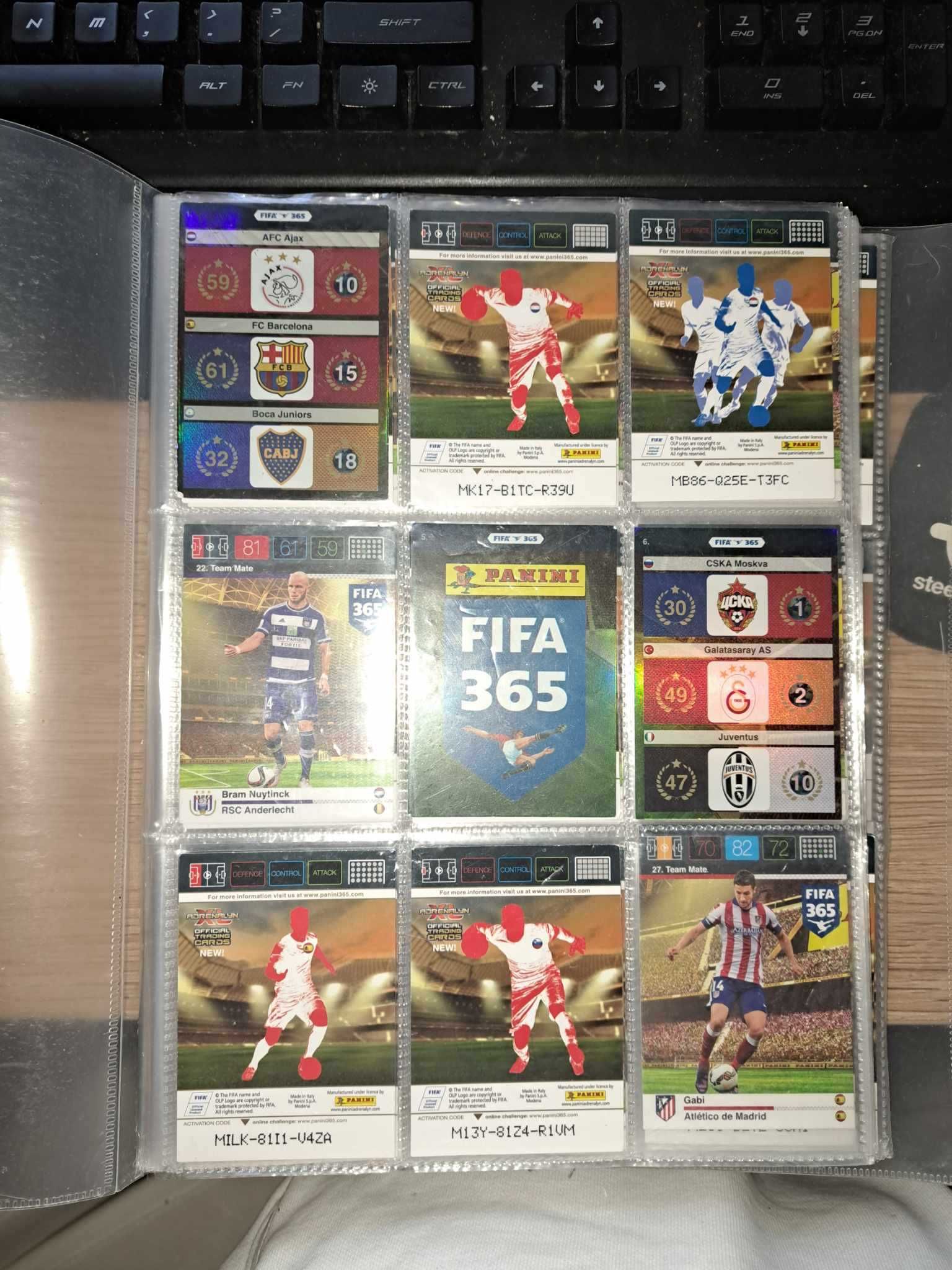 Panini FIFA 365: 2015/16- kolekcja kart 202/491 wraz z albumem