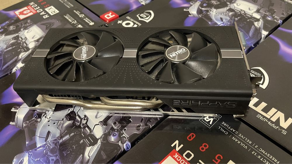 Видеокарта Sapphire RX580 4gb Nitro+