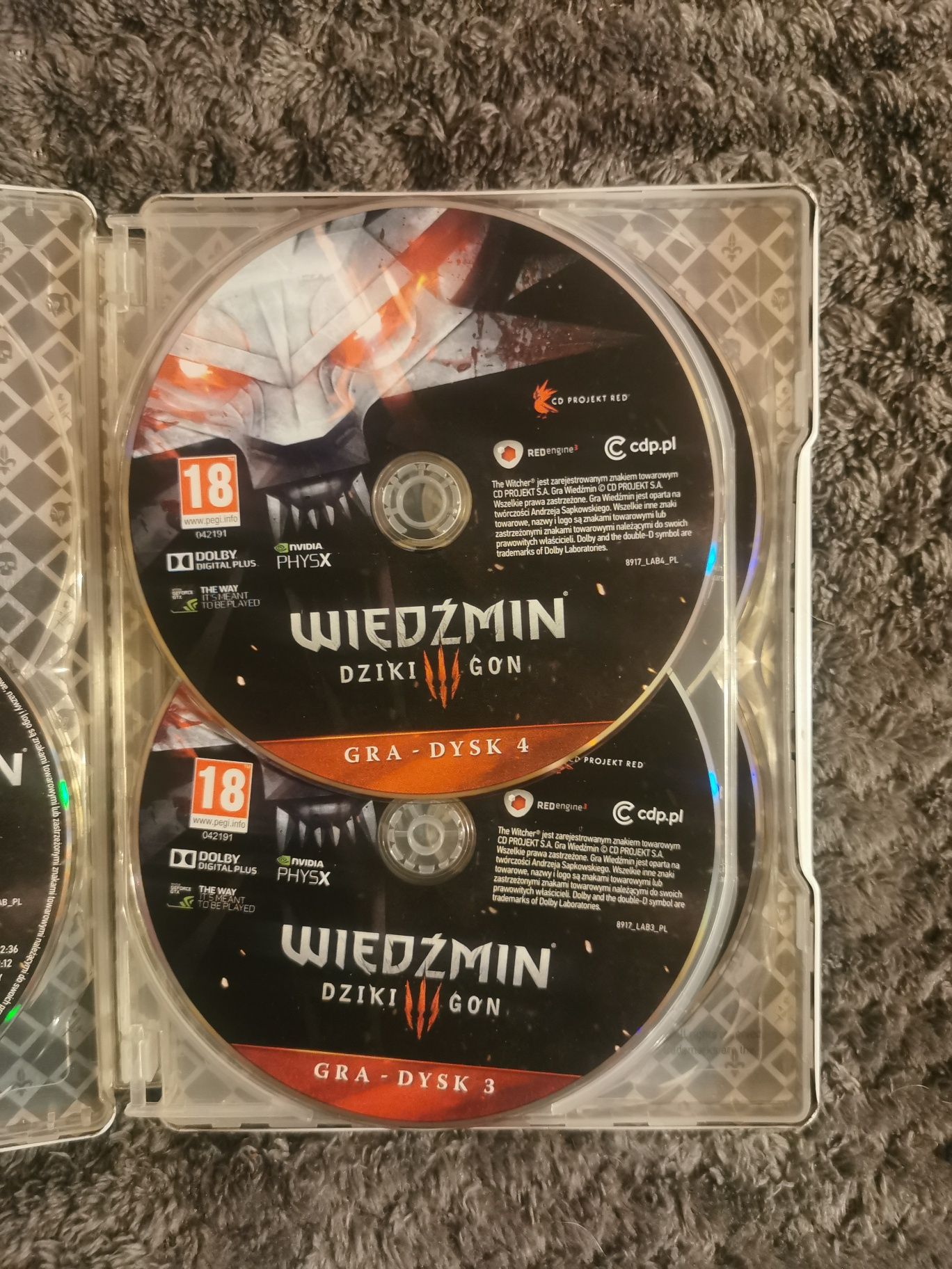 Wiedźmin 3: Dziki Gon – Edycja Steelbook PC + 4 płyty + ścieżka dźwięk
