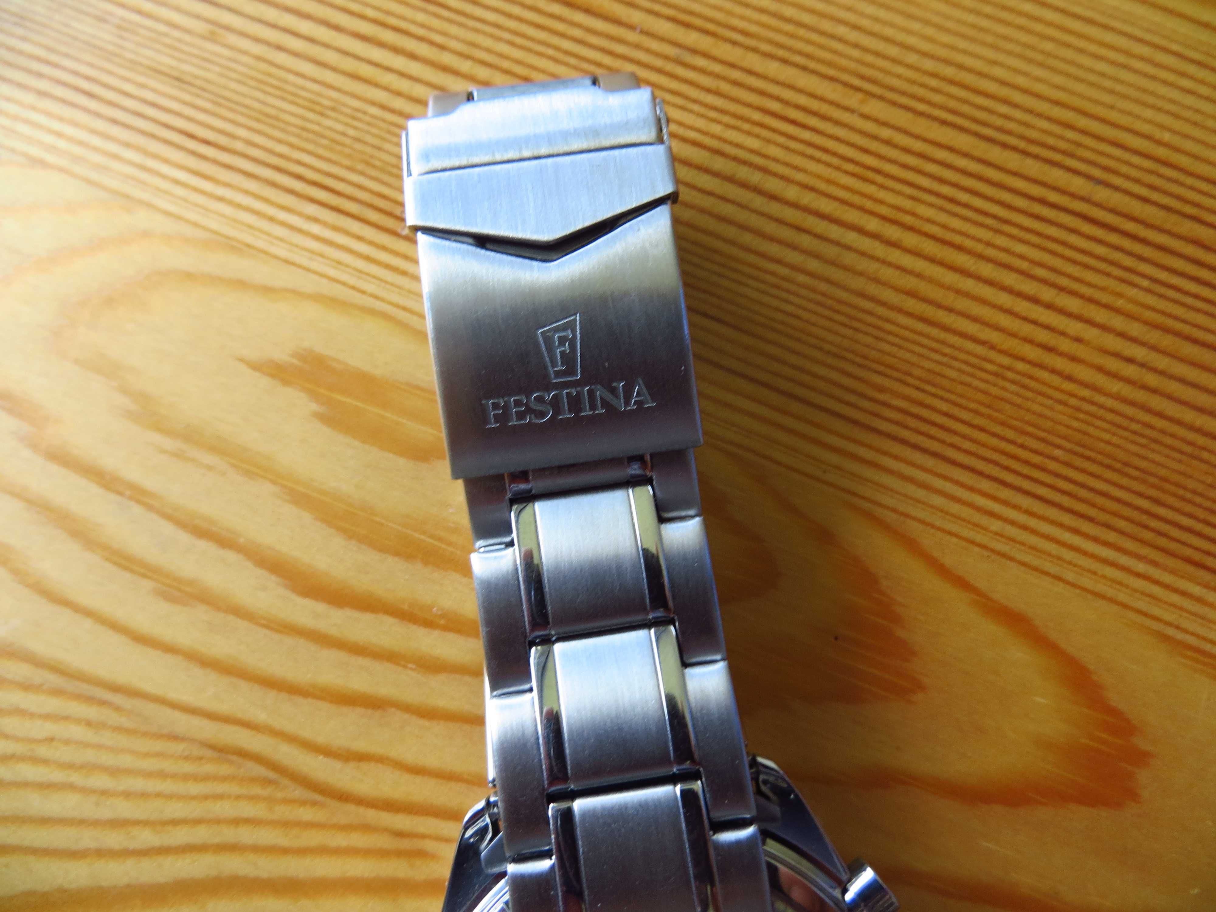 Zegarek Festina szwajcarski stal 316 nowy edifice