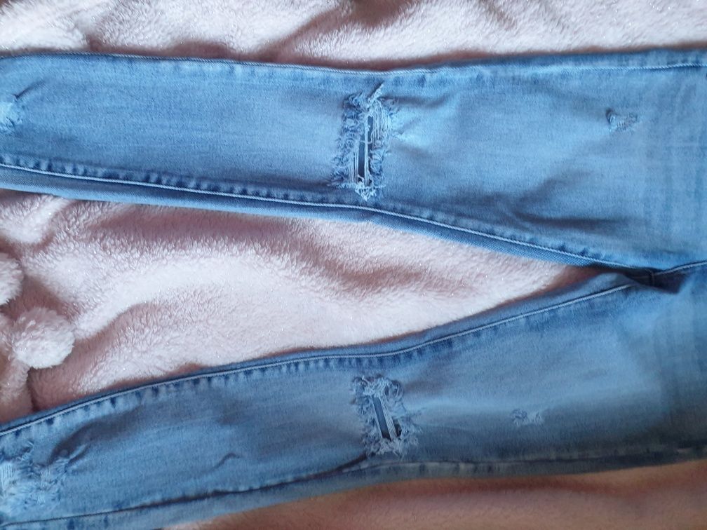 Jeansy spodnie L nowe