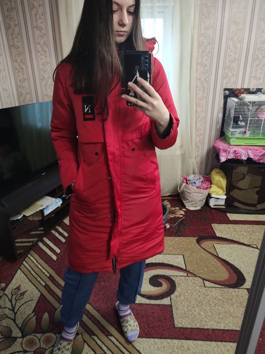 Куртка женская зимняя двусторонняя