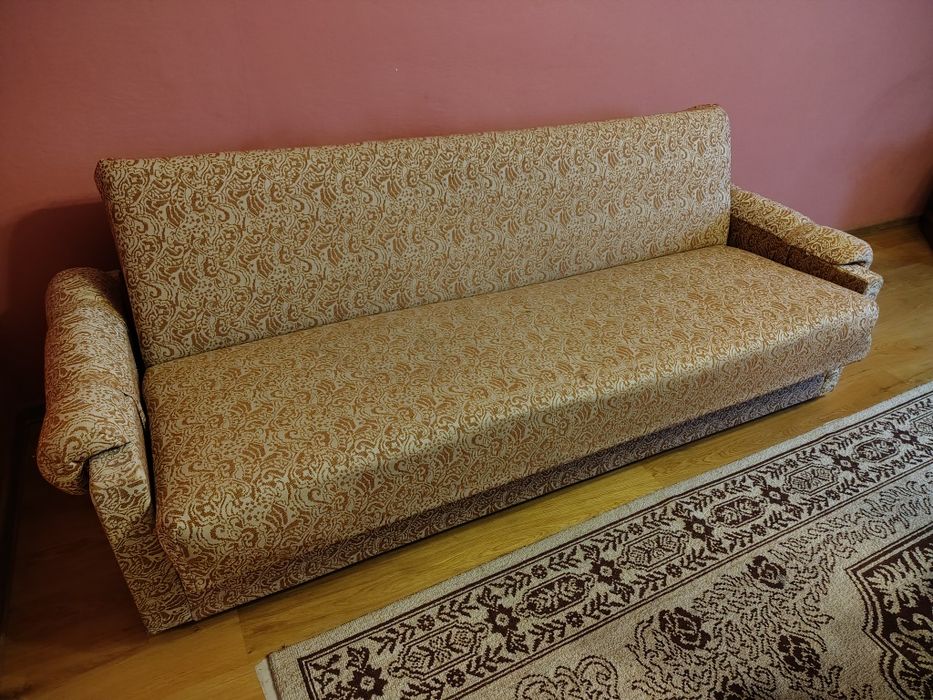 Wersalka rozkładana retro vintage PRL