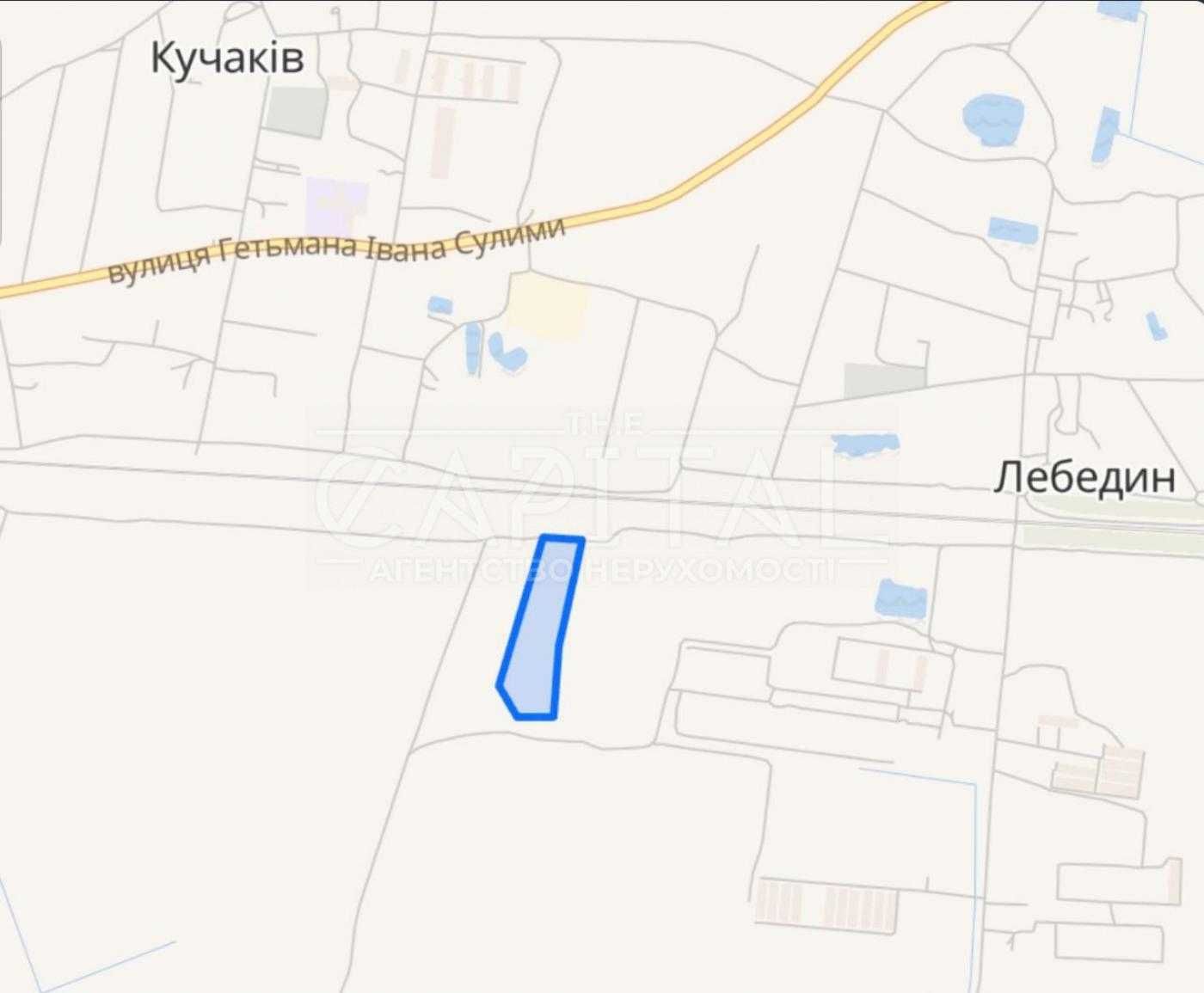 Продаж 83 га земельних ділянок с/г призначення Кучаків Бориспільський