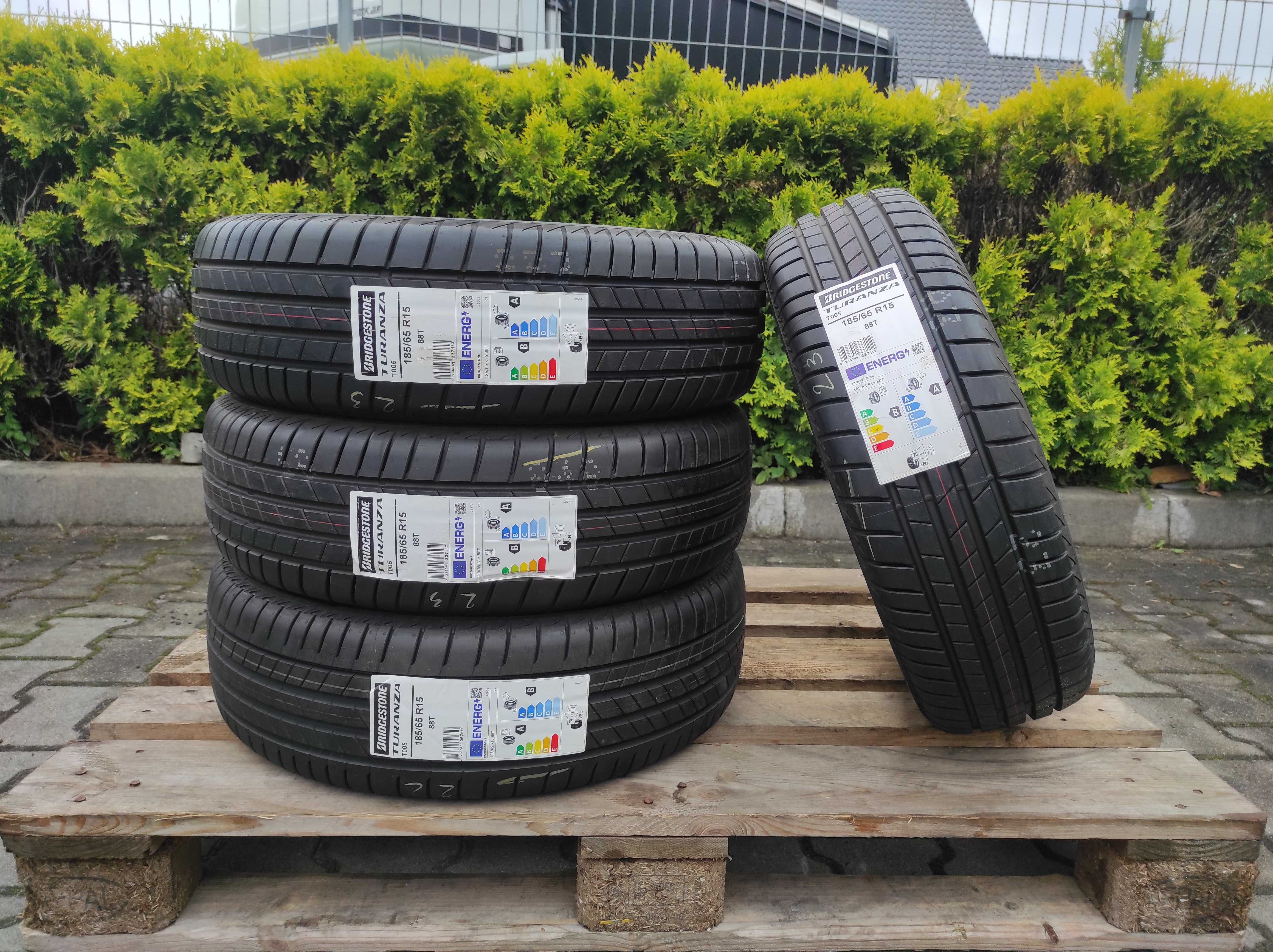 NOWE opony letnie 4szt 185/65 R15 Bridgestone Turanza T005 WYSYŁKA