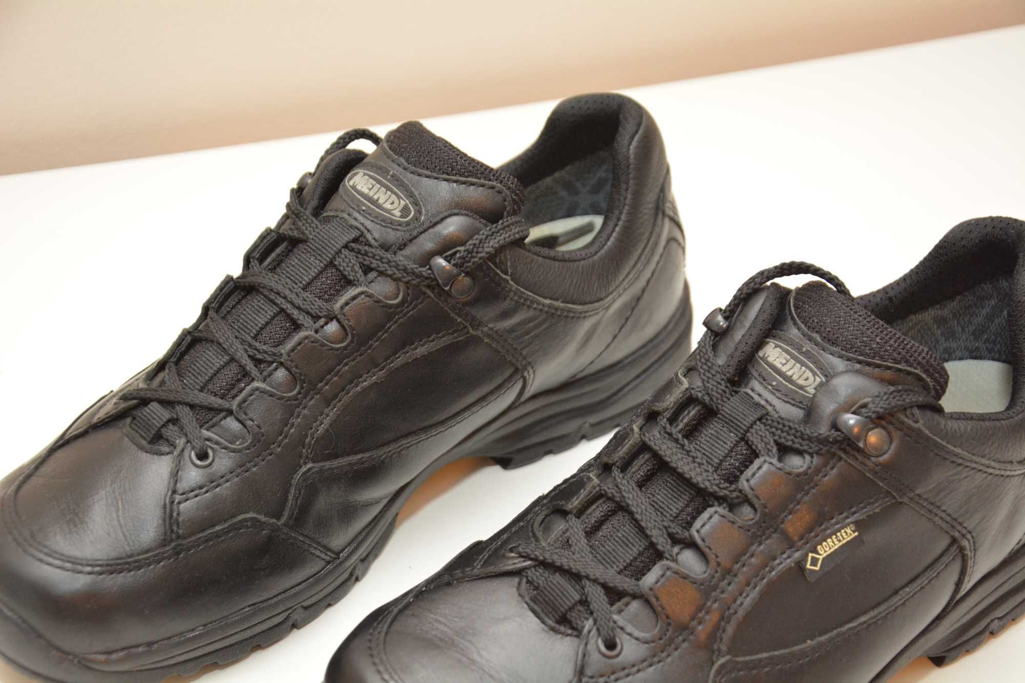 Meindl 3688-01 GTX Gore-Tex czarne skórzane buty :)41.5