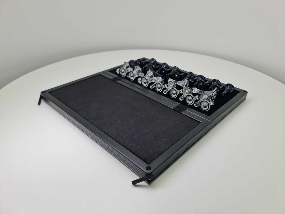 Шахматы из стекла, стеклянные. Шахи зі скла, скляні. Дизайн под заказ.