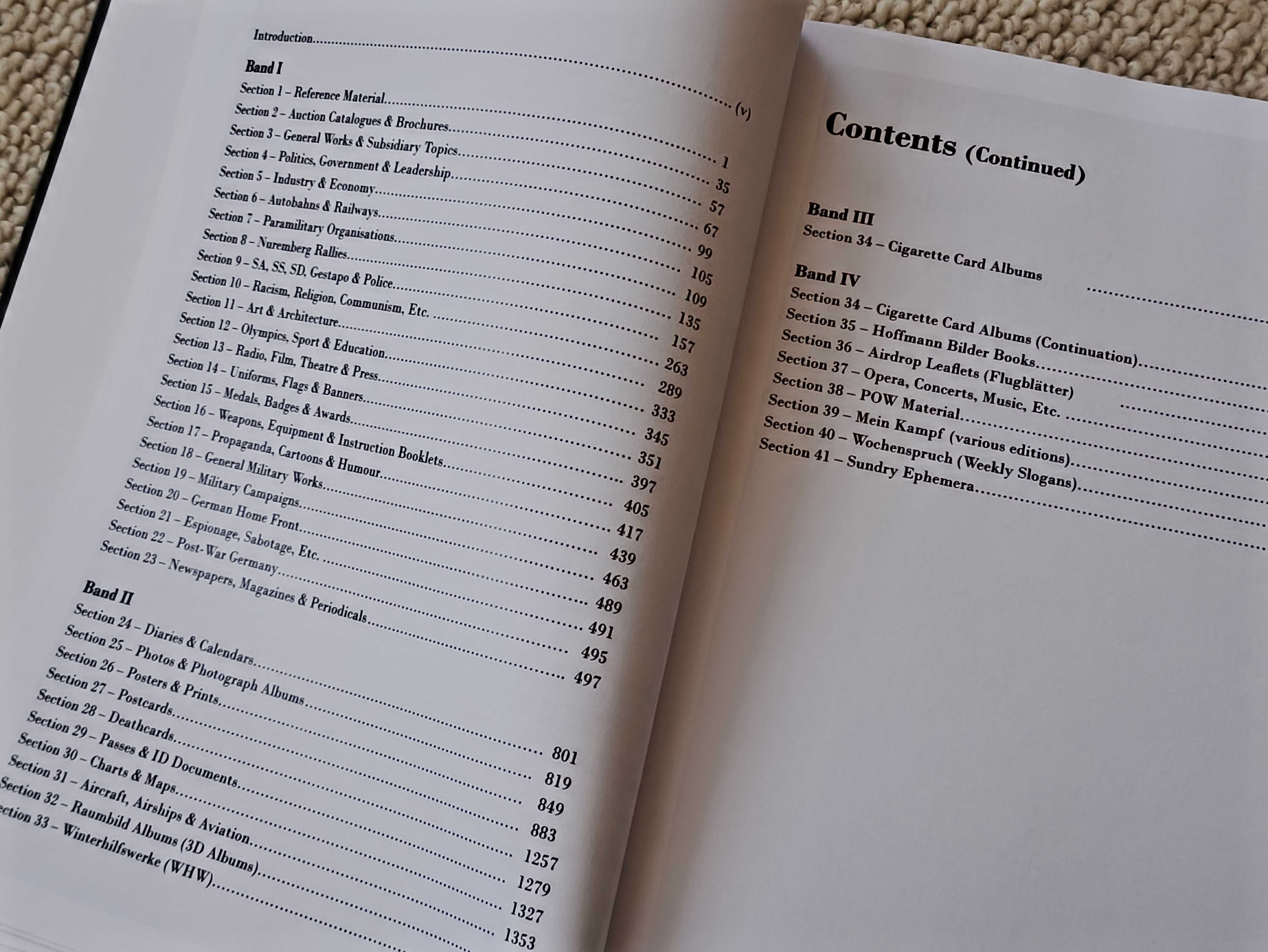 The 3rd Reich Collection – Catalogue, Band I & II
