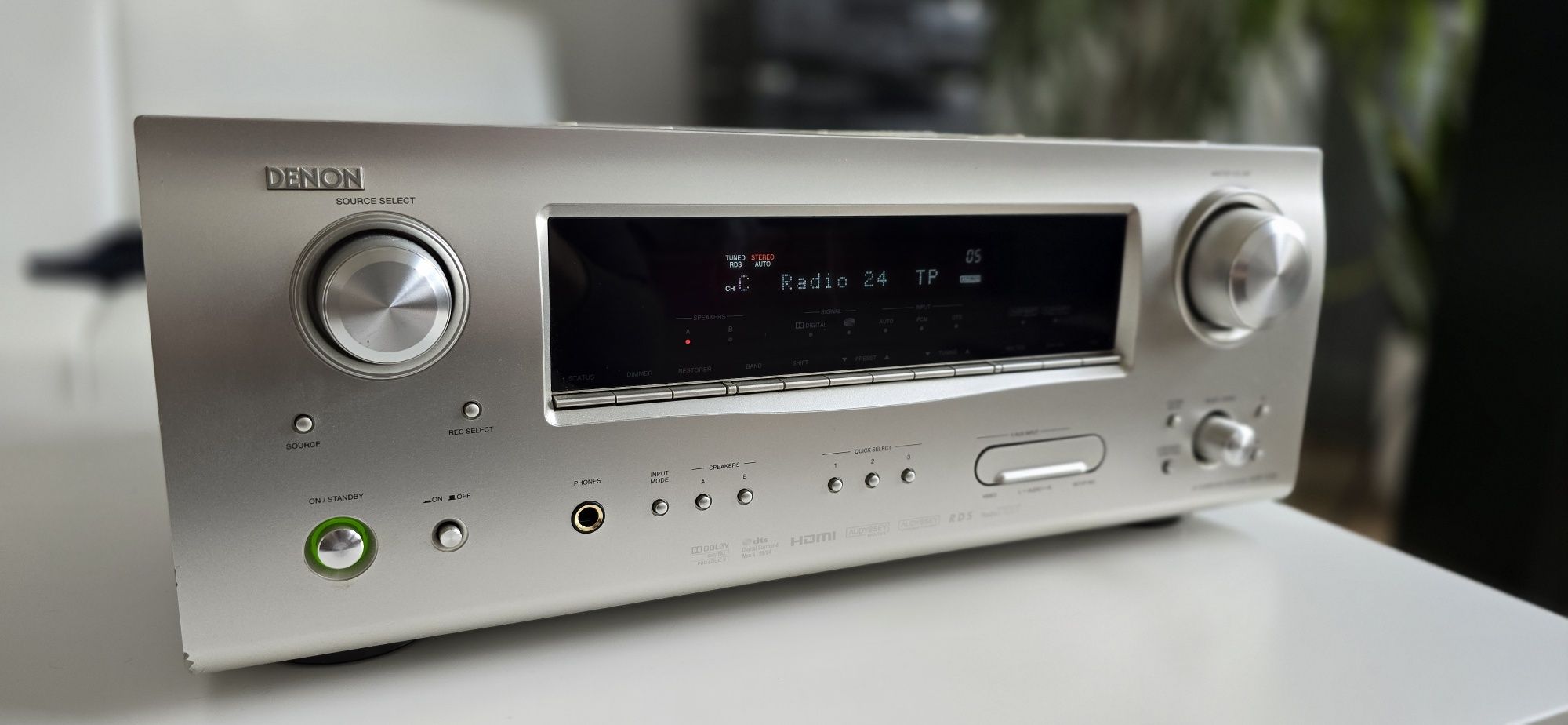 Denon AVR1509 amplituner kino domowe HDMI DTS Dolby 5.1  / Szampański