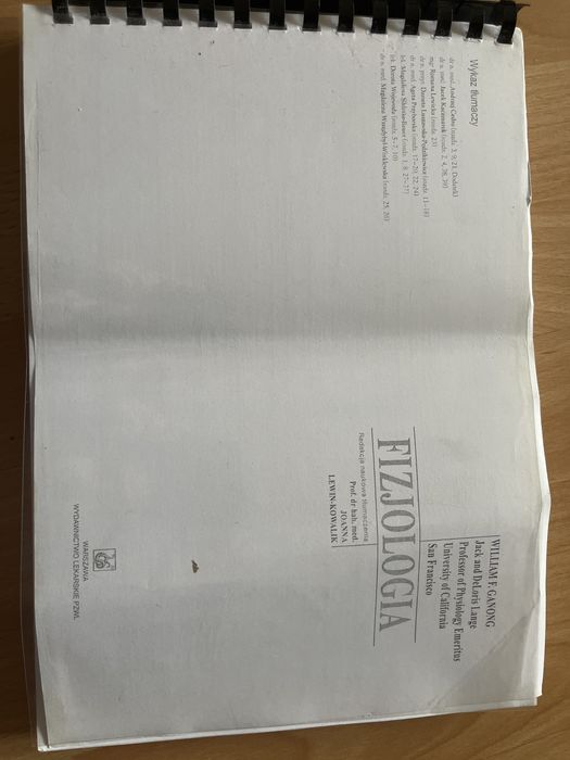 Fizjologia wiliam F ganong