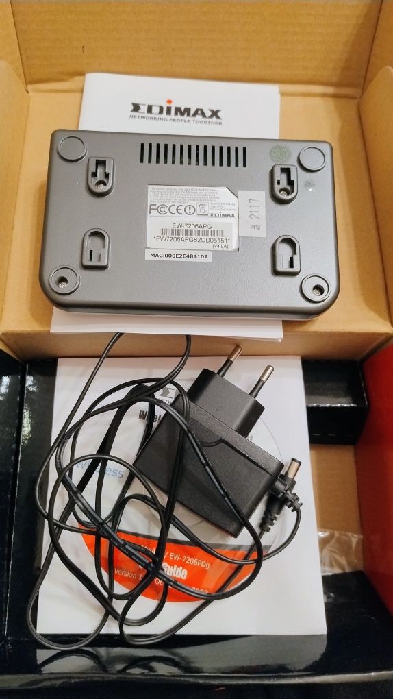 Router Edimax IEEE 802.11 g/b 54 Mbps