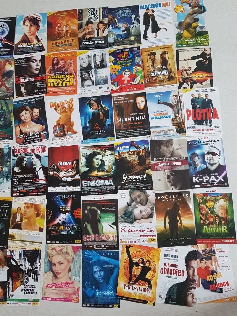Kolekcja ulotki filmowe z kin