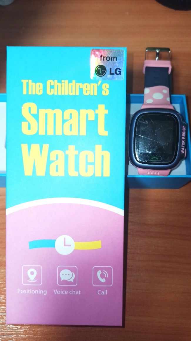 Детские смарт часы Baby Watch Y92 from LG pink