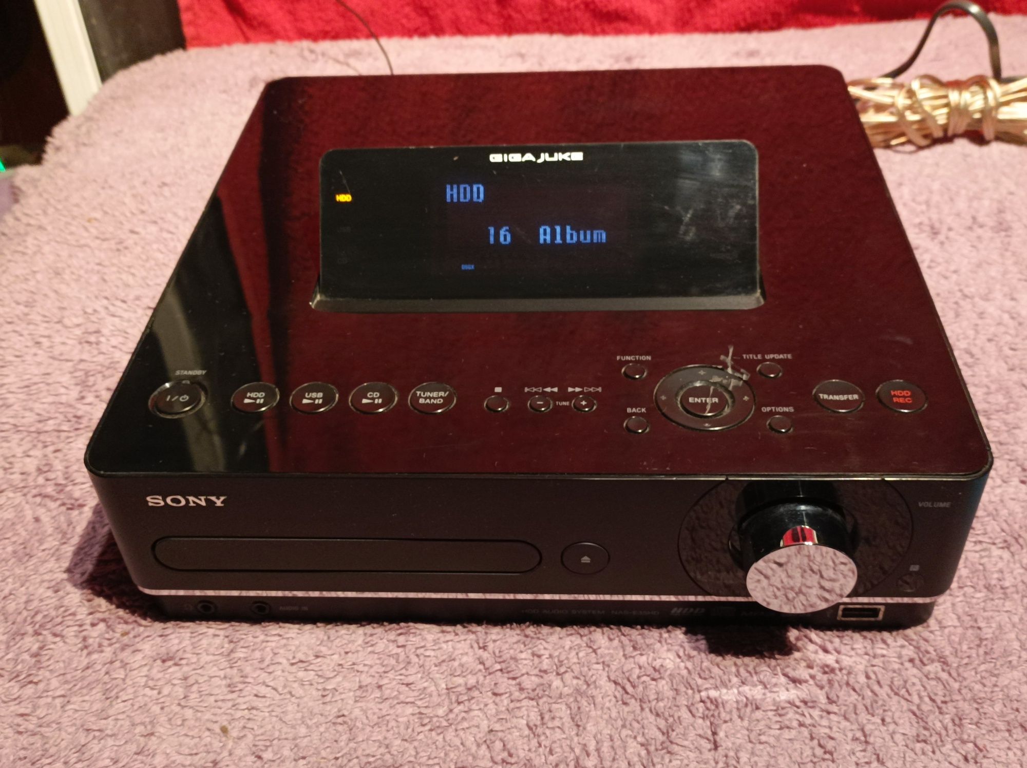 Amplituner MIDI Sony mod. NAS-E35HD,Audio System HDD.. Tanio!