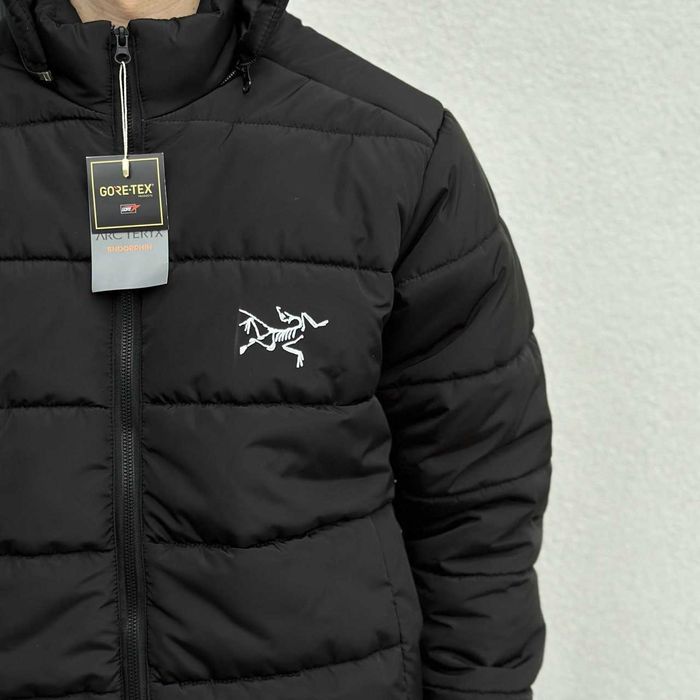GorpCore / Arcteryx пуховик черный / S M L XL XXL