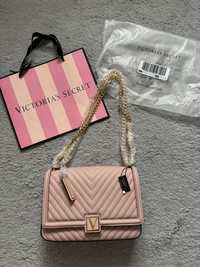 Różowa średnia torebka na ramię Victoria’s Secret