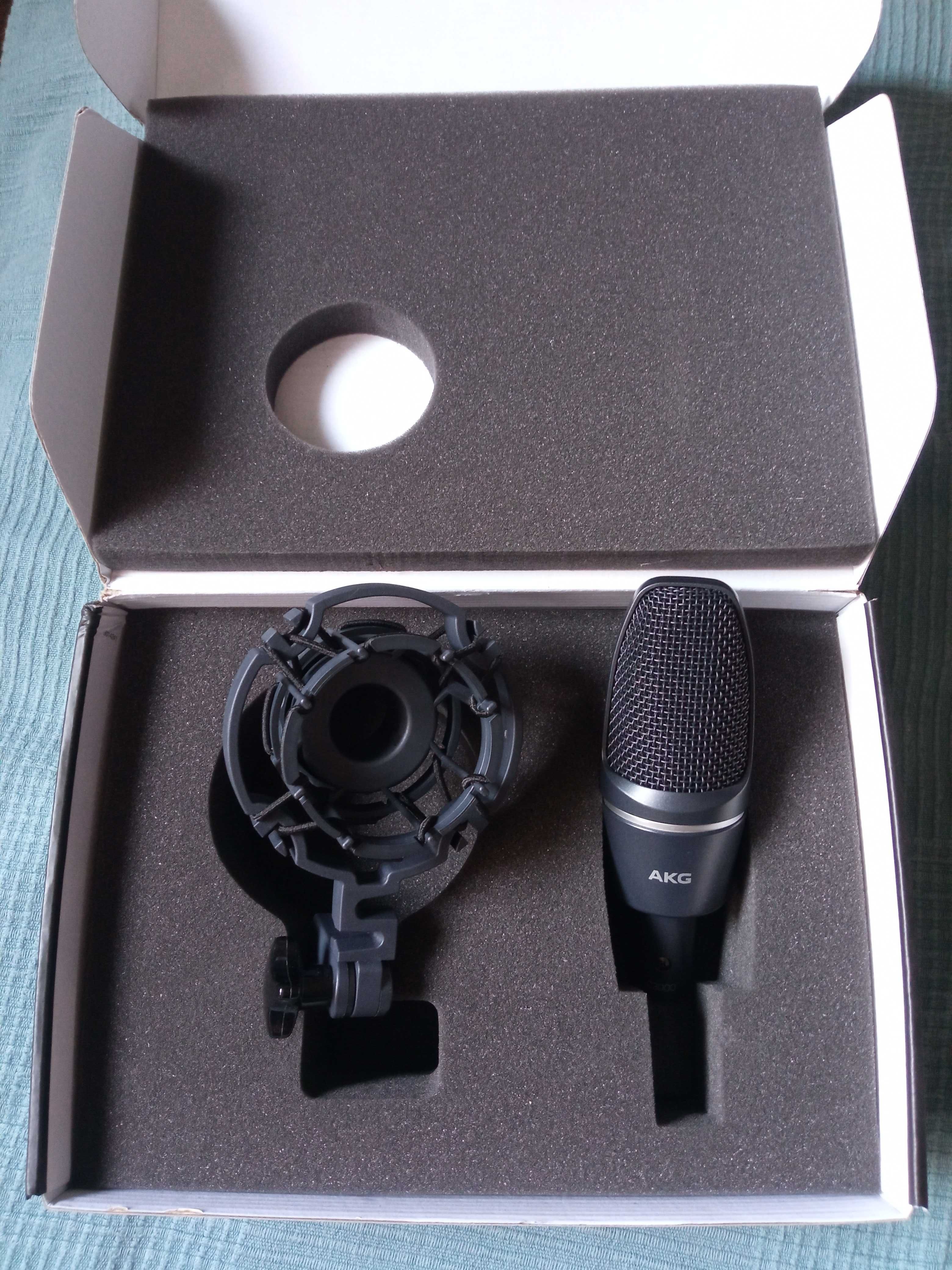AKG C3000 Mikrofon Pojemnościowy Nowy Ostatnia Wersja C414 C214 Okazja